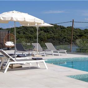 3 bedroom villa with pool & seaview, near Acharavi, sleeps 6